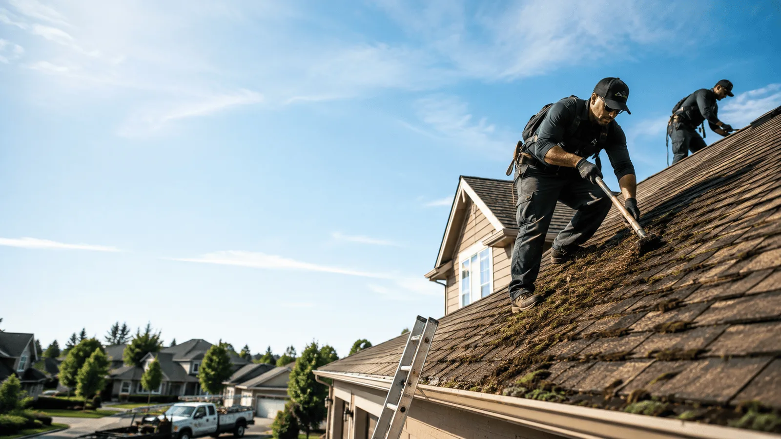 Roof Moss Removal in Lancaster, MA near me